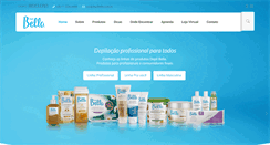 Desktop Screenshot of depilbella.com.br