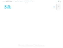 Tablet Screenshot of depilbella.com.br